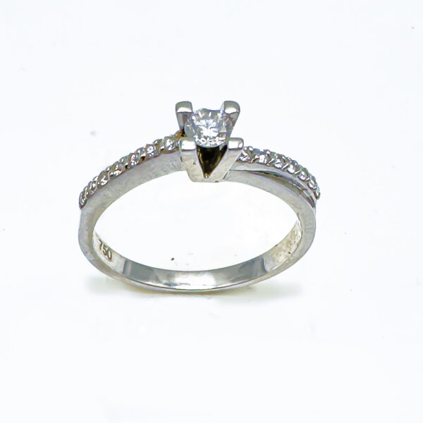 Inel din Aur cu Diamante Naturale #25